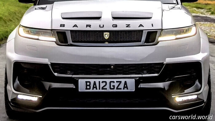 Barugzai ha strappato lo stemma e ogni briciolo di classe da questo Range Rover | Carscoops